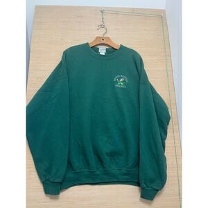 Vintage Lee‎ Heavyweight South Buffalo Irish Green Crewneck Sweatshirt 2XL